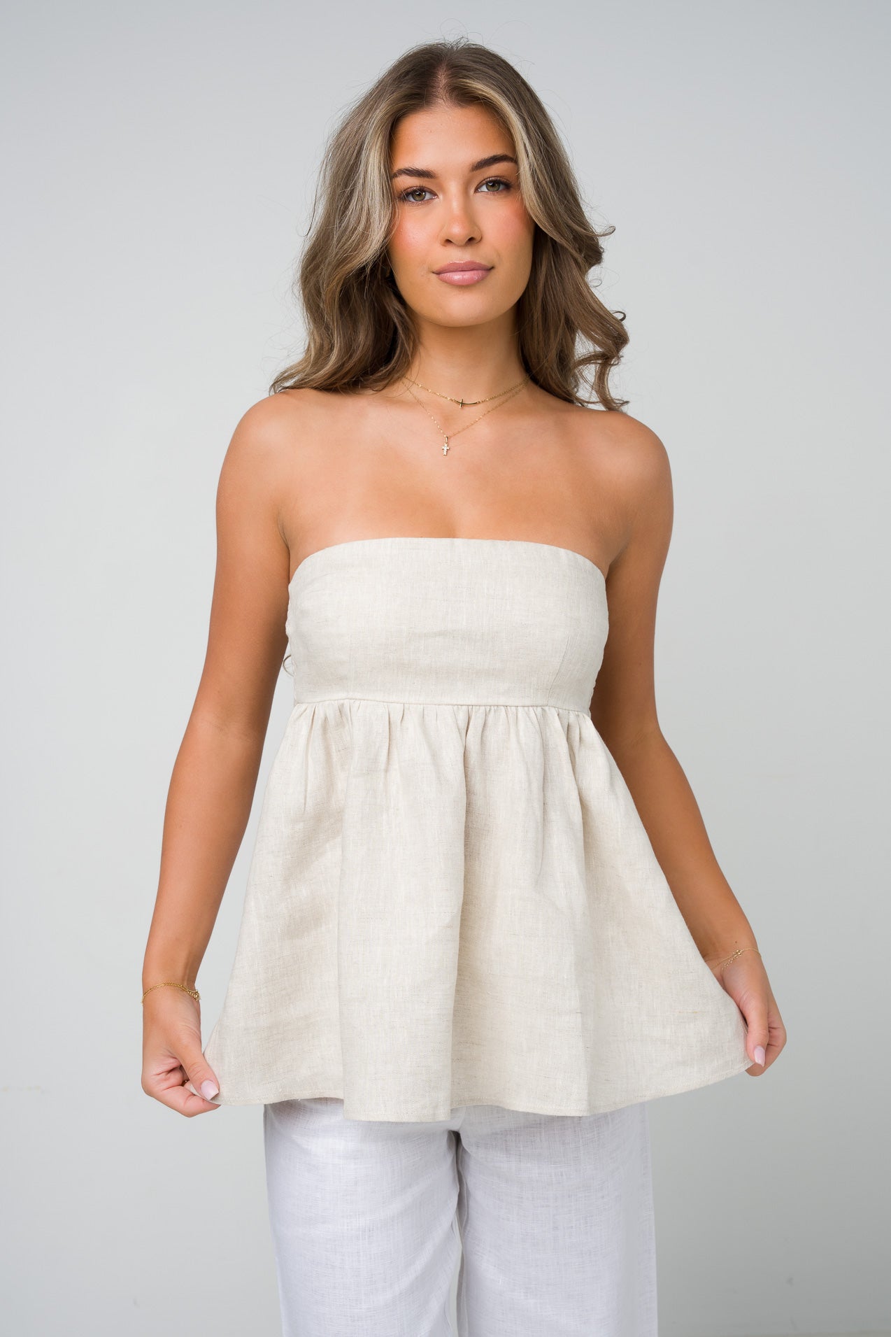 Hazel Strapless Top