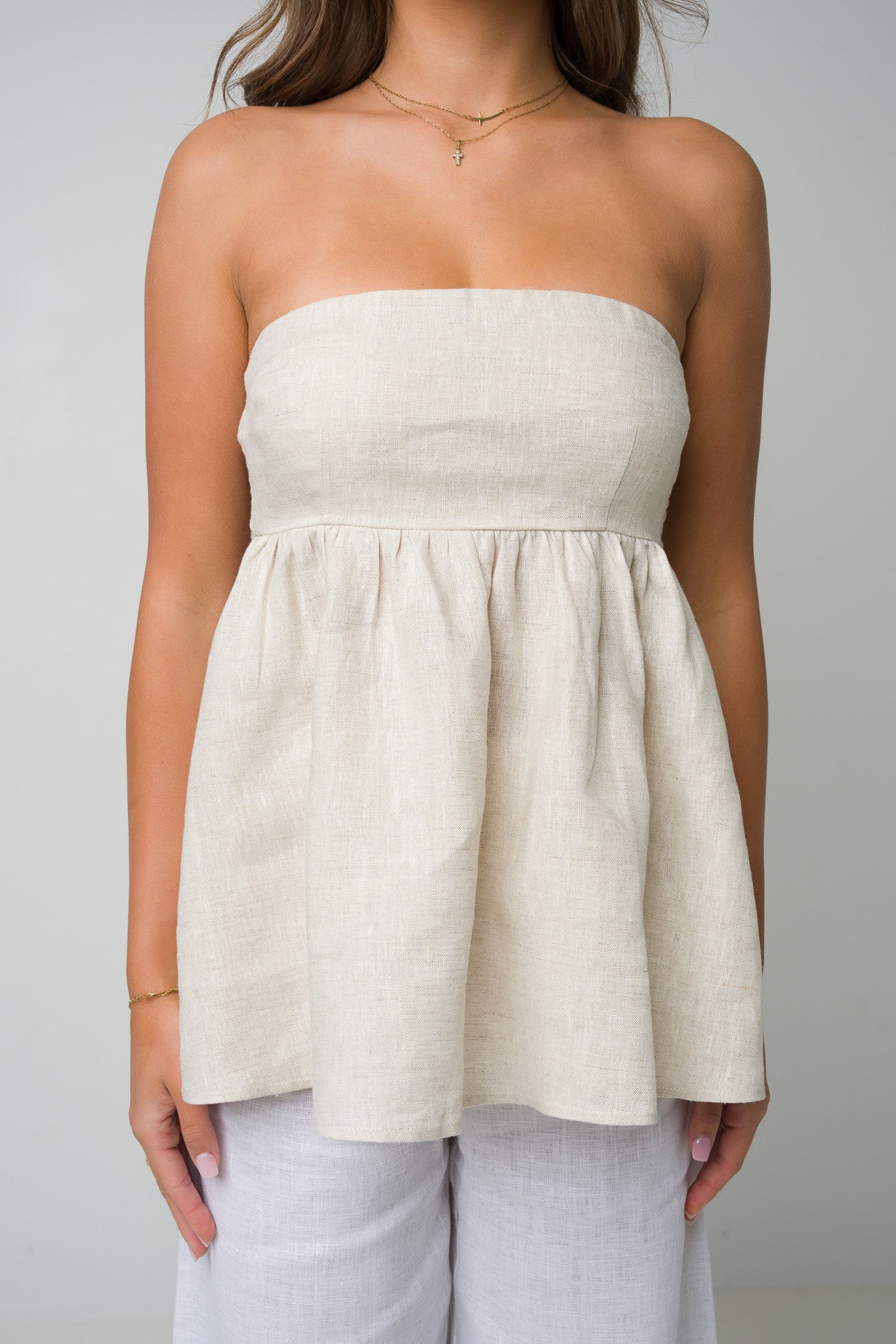 Hazel Strapless Top