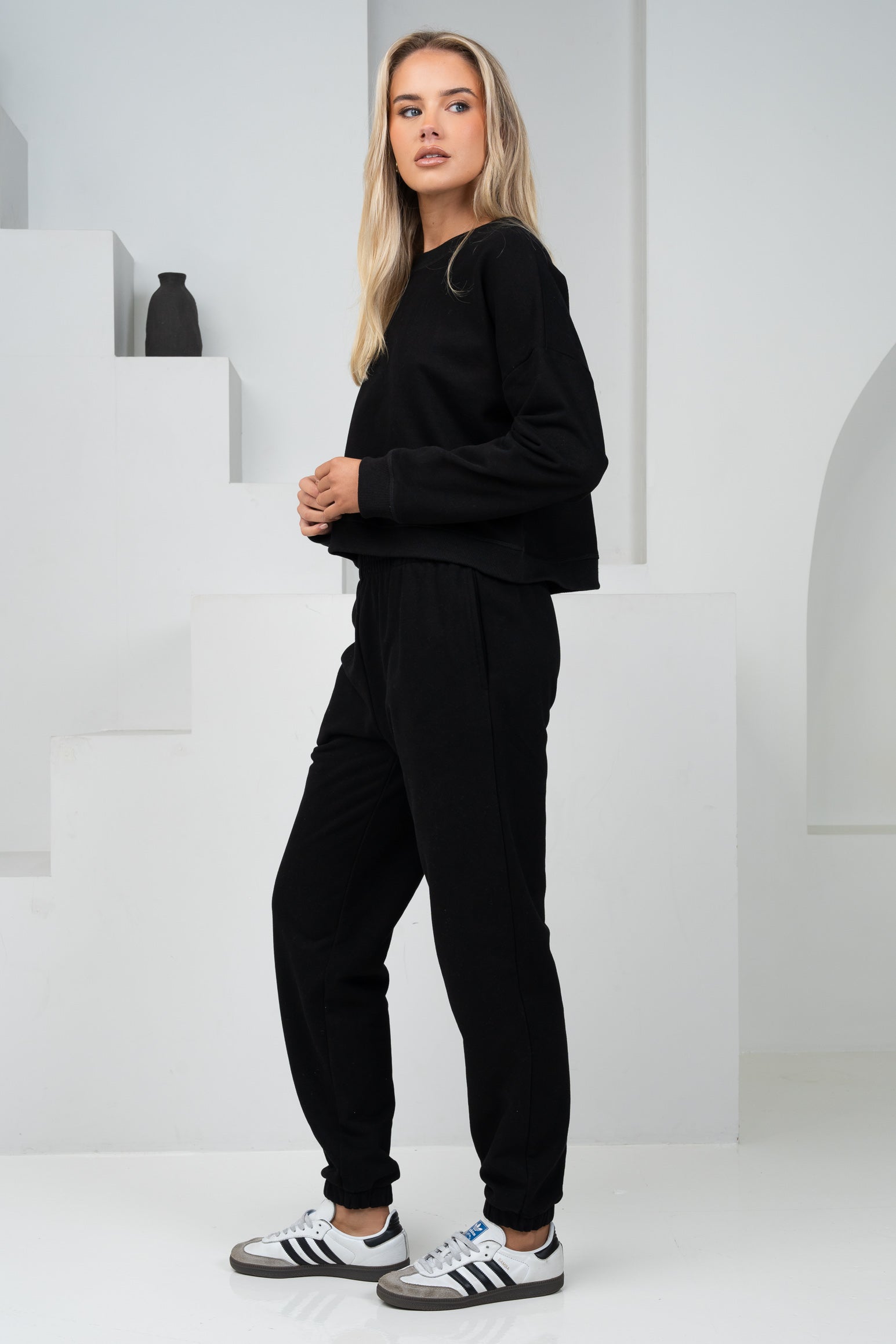 Fleecy French Terry Track Pant