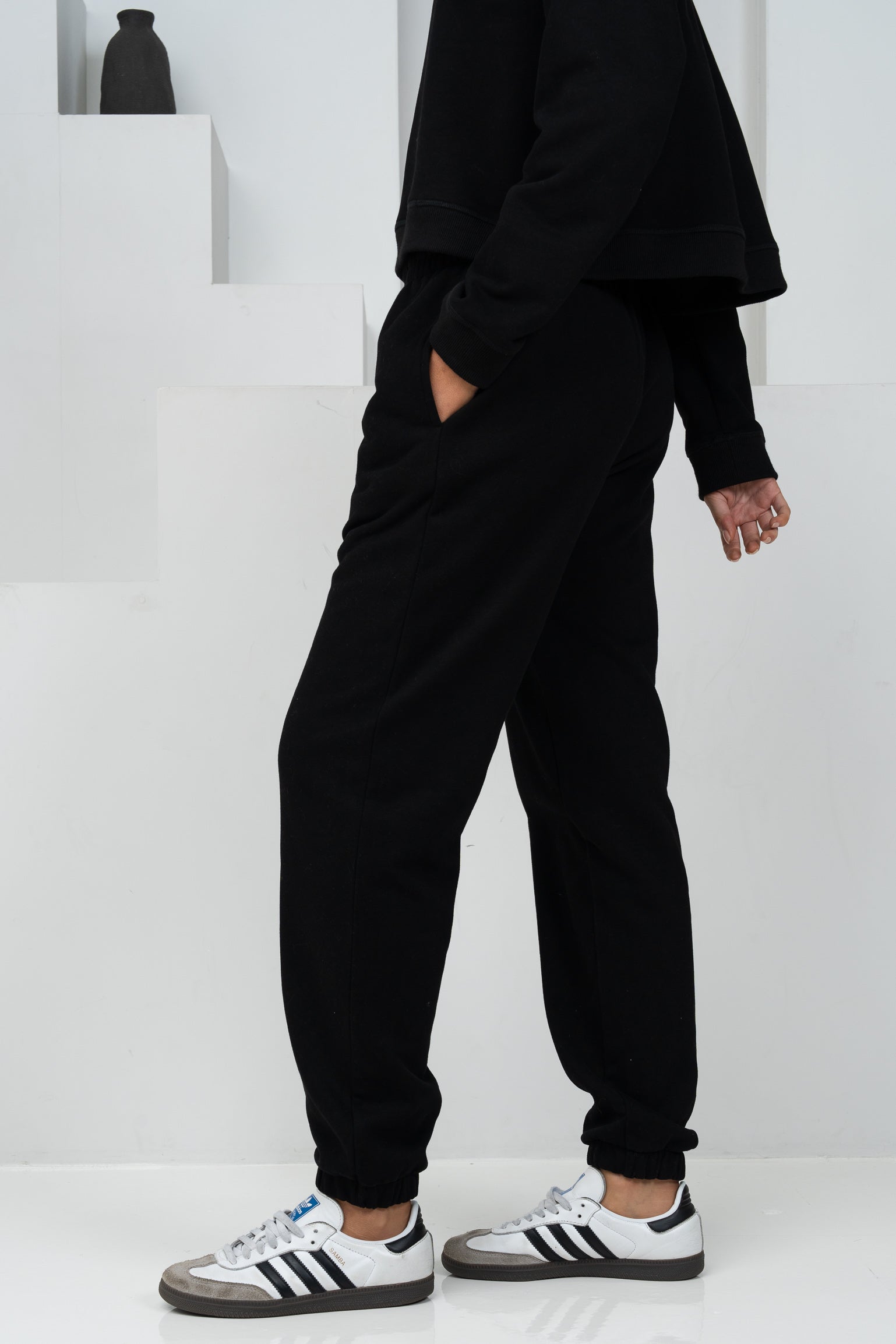 Fleecy French Terry Track Pant