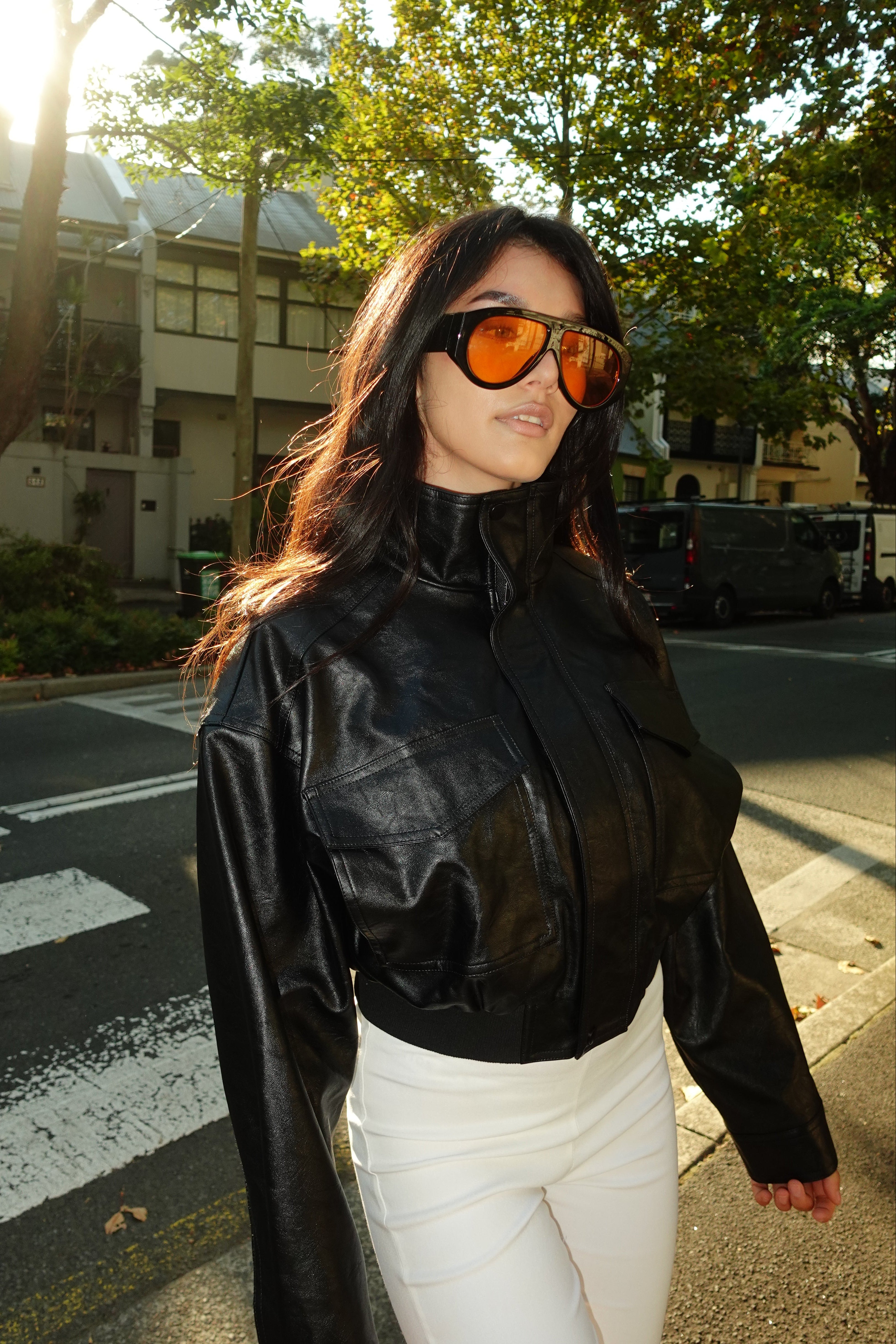 Andie Funnel Neck Jacket