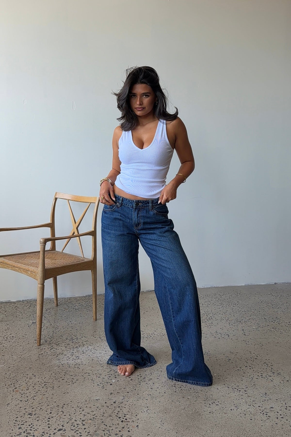 Stevie Low Wide Jeans