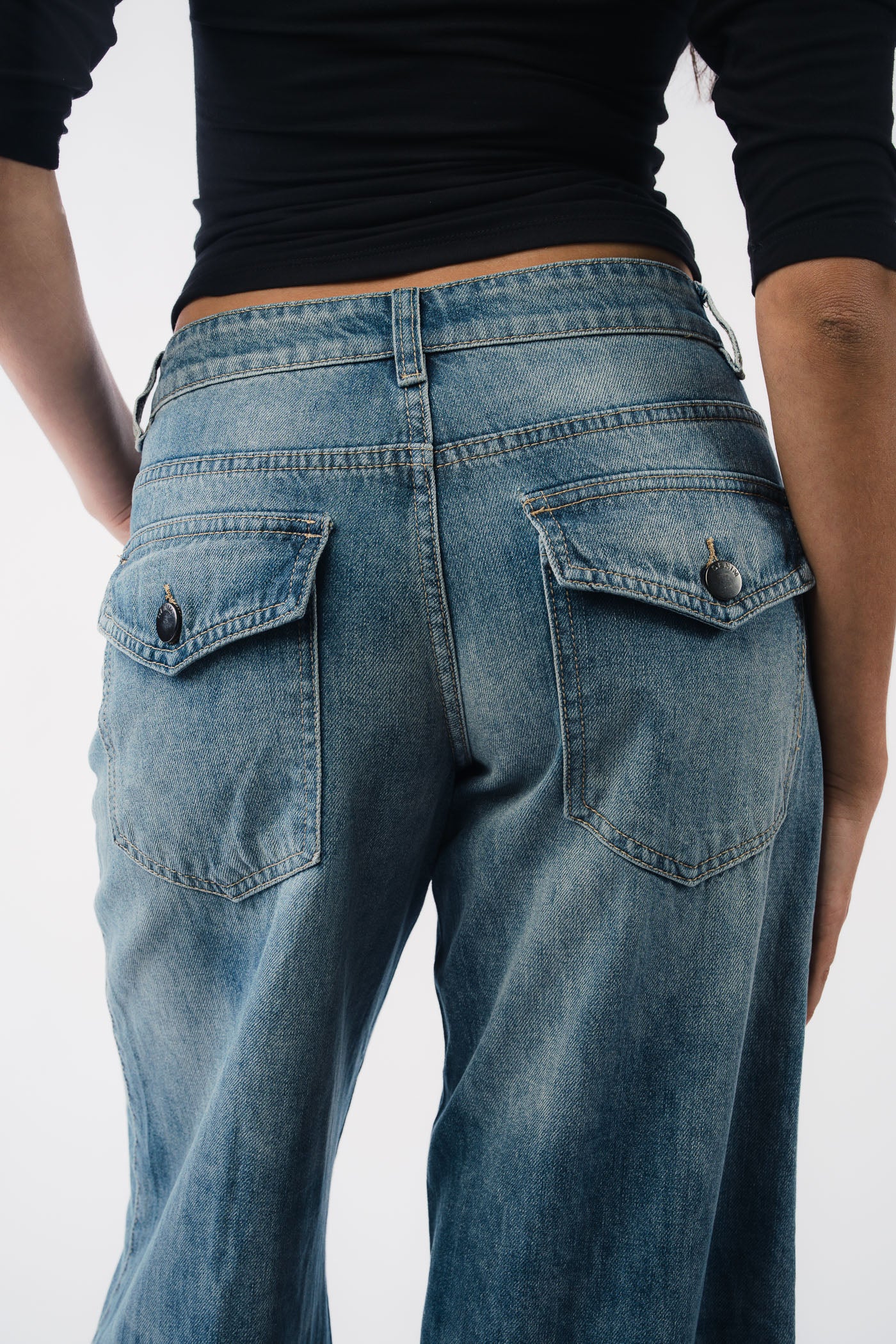 Gigi Low Wide Jeans